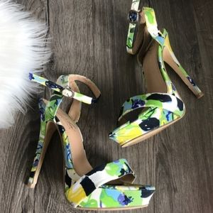 DIBA London Ryder Floral Platform Heel